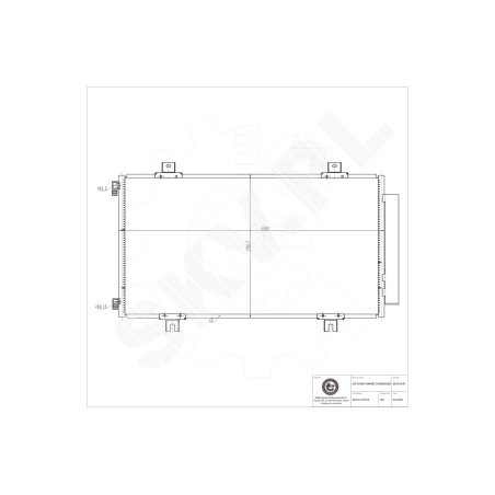 Condenseur de Climatisation Pour Suzuki S-Cross SX4 Vitara 9531061M10