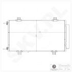 Condenseur de Climatisation Pour Suzuki S-Cross SX4 Vitara 9531061M10