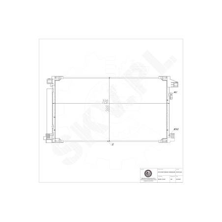 Condenseur de Climatisation Pour Toyota C-HR Corolla Suzuki Swace