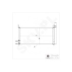 Condenseur de Climatisation Pour Toyota Auris Prius Plus 8846047150