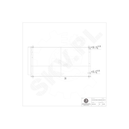Condenseur de Climatisation Pour Toyota Auris Corolla Verso Van 8845002310