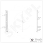 Condenseur de Climatisation Pour Toyota Auris 8845002510