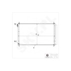 Condenseur de Climatisation Pour Toyota Auris 8845002420 8845012320