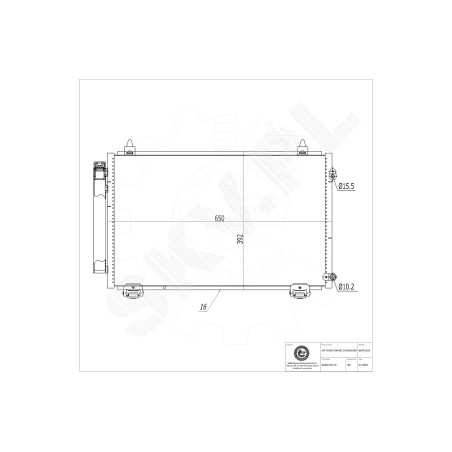 Condenseur de Climatisation Pour Toyota Corolla 8845002150 8845002170 8845012230