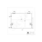 Condenseur de Climatisation Pour Toyota Hilux VII 884600K080 884600K120