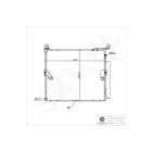 Condenseur de Climatisation Pour Toyota Land Cruiser Prado 8846060440