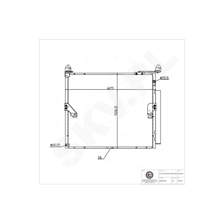 Condenseur de Climatisation Pour Toyota Land Cruiser Prado 8846060440