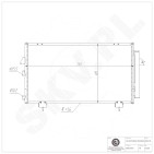 Condenseur de Climatisation Pour Toyota RAV 4 I II 8846042070 8846042090