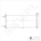 Condenseur de Climatisation Pour Toyota RAV 4 IV 8846042150