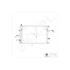 Condenseur de Climatisation Pour Volvo S60 I S80 V70 II XC70 30676602 31101324