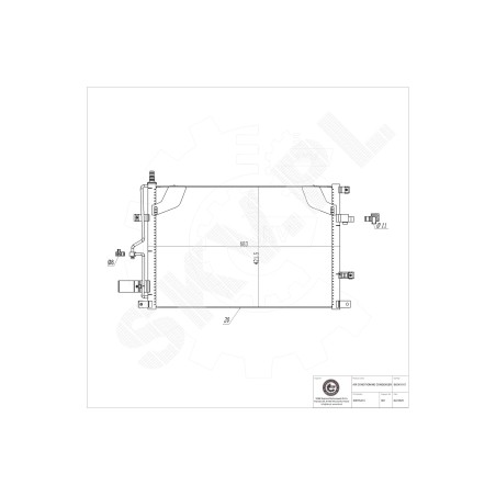Condenseur de Climatisation Pour Volvo S60 I S80 V70 II XC70 30676602 31101324