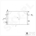 Condenseur de Climatisation Pour Volvo S60 I S80 V70 II XC70 30676602 31101324