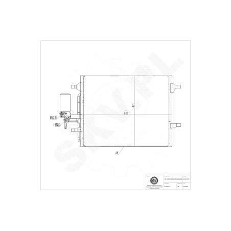 Condenseur de Climatisation Pour Volvo S60 II S80 V60 I V70 III XC60 31305212