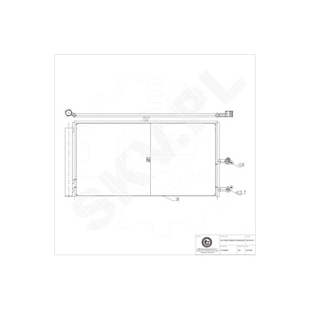 Condenseur de Climatisation Pour Volvo XC90 II 31338308 31439826 31686413