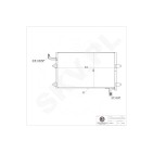 Condenseur de Climatisation Pour VW Golf III Vento 1H0820413 1H1820413