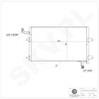 Condenseur de Climatisation Pour VW Golf III Vento 1H0820413 1H1820413