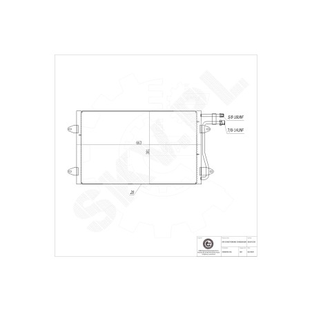 Condenseur de Climatisation Pour VW LT 28-35 28-46 2D0820413A 2D0820413B