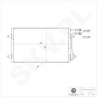 Condenseur de Climatisation Pour VW LT 28-35 28-46 2D0820413A 2D0820413B