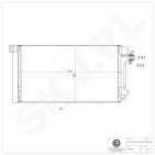 Condenseur de Climatisation Pour VW Multivan V Transporter 7H0820411B 7H0820411E