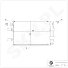 Condenseur de Climatisation Pour VW New Beetle 1C0820413B 1C0820413C 1C0820413D