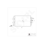 Condenseur de Climatisation Pour VW New Beetle 1C0820411 1C0820413 1C0820413A