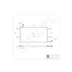 Condenseur de Climatisation Pour VW Passat 3A0820413 3A0820413A