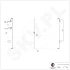 Condenseur de Climatisation Pour VW Phaeton 3D0820411C 3D0820411E 3D0820411G
