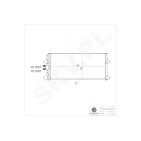 Condenseur de Climatisation Pour VW Transporter IV 701820413 701820413D