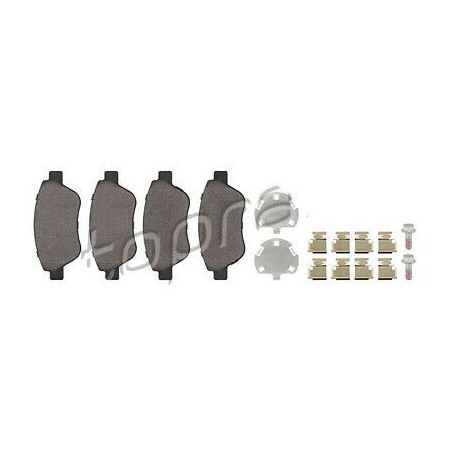 Kit plaquette de frein Avant Pour Opel Vauxhall Adam 2013-2019 1605226 95513810