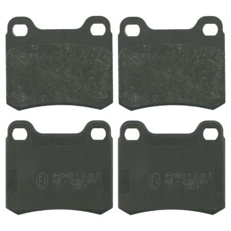 Kit plaquette de freins arrière pour MERCEDES 190 W201 001420012014200120