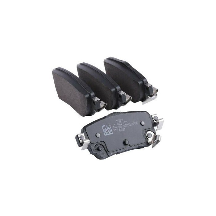 Kit plaquette de freins Arrière Pour Nissan Qashqai II Renault Kadjar D40604EA0B