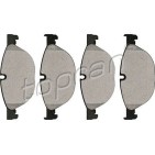 Kit plaquette de freins avant pour BMW Series 5 6 7 34116793021 34116851269