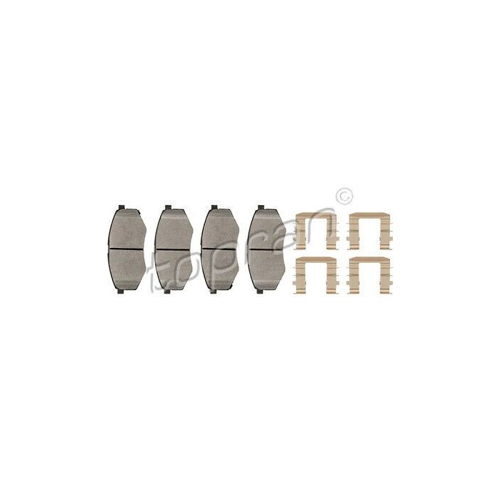 Kit plaquette de freins Avant Pour HYUNDAI IX20 JC 581013SA25 581011KA00