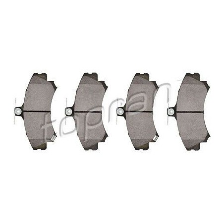 Kit plaquette de freins avant pour Mitsubishi Colt Smart Forfour MR977117