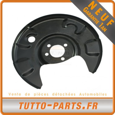 Protecteur Disque de Frein Arrière Gauche VW Golf II Scirocco de 1983 à 1992
