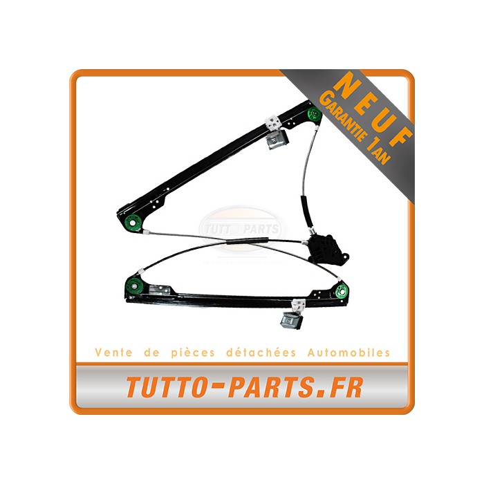 Mécanisme Lève Vitre Avant Droit VW Multivan Transporter V - 2003 à 2015 - 3 Portes