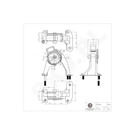 Support Moteur Arrière Pour Toyota Corolla 1237122130