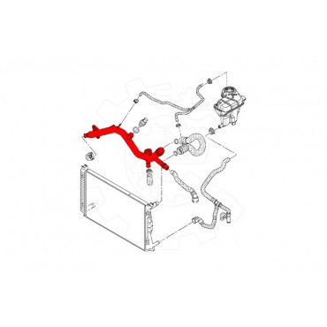 Durite d'Eau de Refroidissement Pour Audi A6 06E121045T 6E121045T