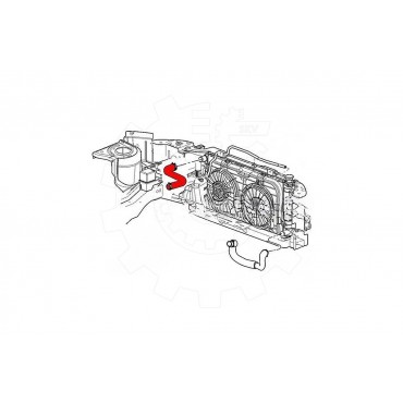 Durite d'Eau de Refroidissement Pour Chrysler Voyager IV 04881101AB 4881101AB