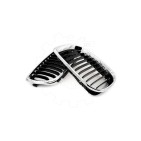 2 Grilles de Radiateur Pour BMW Série 3 E46 51137030545 51137042961