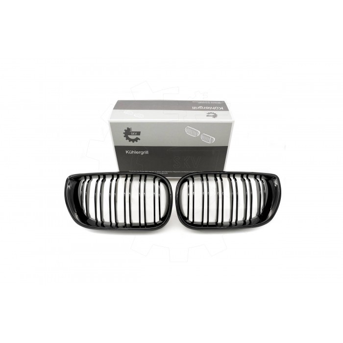 2 Grilles de Radiateur Pour BMW Série 3 E46 51137030545 51137042961