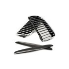 2 Grilles de Radiateur Pour BMW Série 3 E90 E91 51137117241 51137117242