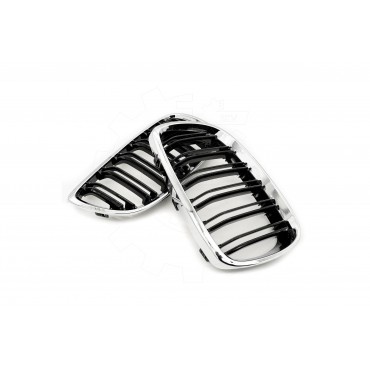 2 Grilles de Radiateur Pour BMW Série 3 E90 E92 E93 51137157275 51137157276