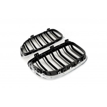 2 Grilles de Radiateur Pour BMW Série 3 E90 E92 E93 51137157275 51137157276