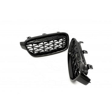 2 Grilles de Radiateur Pour BMW Série 3 F30, F80 F31 51137255411