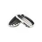 2 Grilles de Radiateur Pour BMW Série 3 E46 51137064317 51138208685