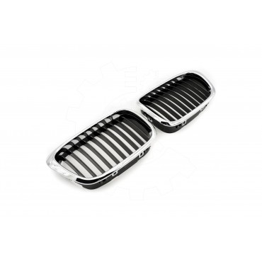 2 Grilles de Radiateur Pour BMW Série 5 E39 51132497261 51138184531