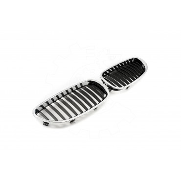 2 Grilles de Radiateur Pour BMW Série 5 E60 E61 51137027061 51137027062