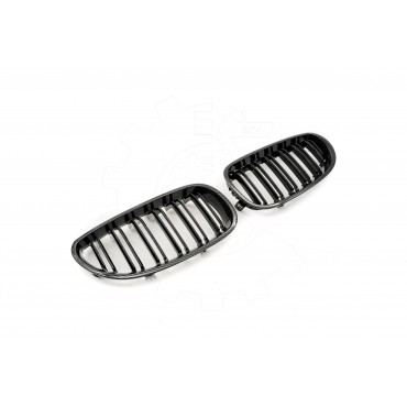 2 Grilles de Radiateur Pour BMW Série 5 E60 E61 51137027061 51137027062