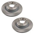 Disque de frein arrière X2 AUDI  A1 A3 Altea Superb Caddy Golf Jetta 5Q0615601D